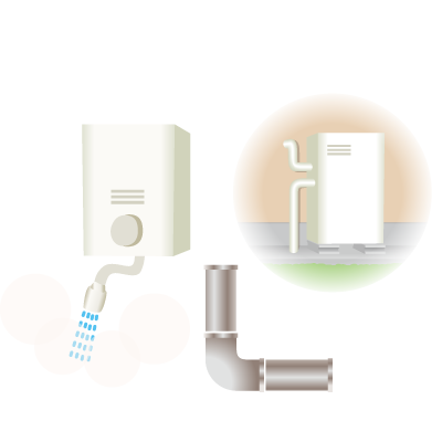 蛇口・排水管・給湯器の問題